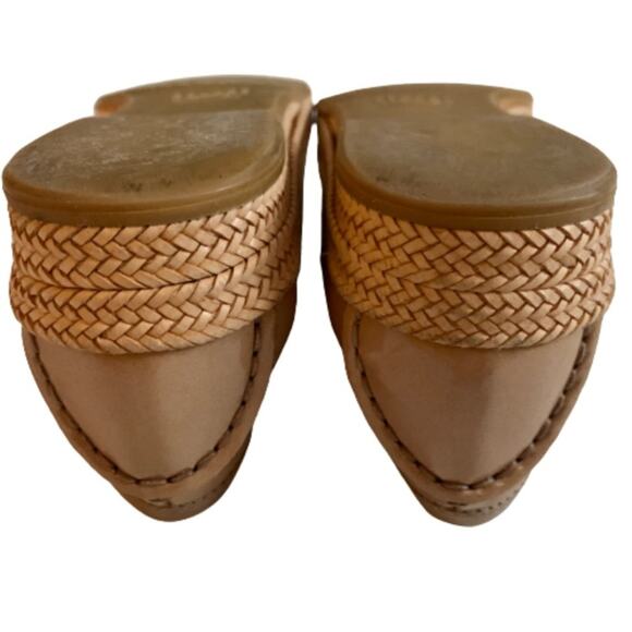 Stuart Weitzman Loafers Flats Shoes Camel Patent Leather Geek Loafers Size 5 - Picture 6 of 15